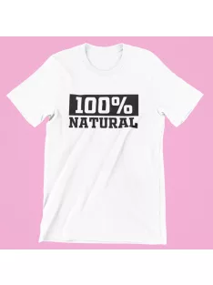 100% natural női póló