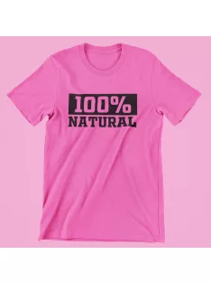 100% natural női póló