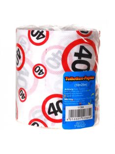    Születésnapi WC papír 40-es számos sebességkorlátozós