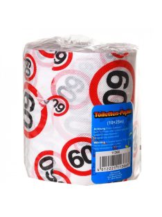 Születésnapi WC papír 60-es számos sebességkorlátozós