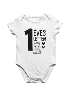1 éves lettem zebrás baby body