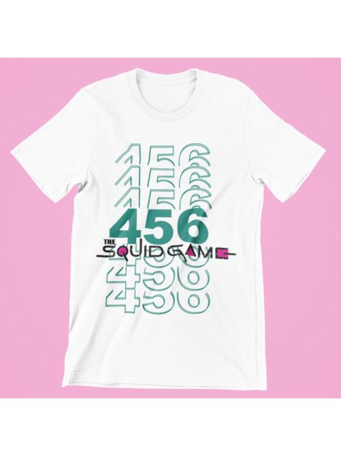 456 játékos férfi póló