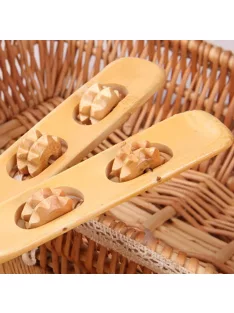 Bambusz hátvakaró és masszírozó