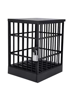 Telefon börtön lakattal - fekete/szürke rácsos