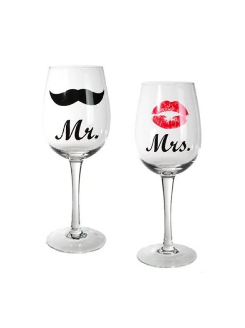 Mr. & Mrs. páros boros pohár