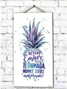 Fali Dekor Tábla 46,5 cm x 25 cm x 0,5 cm - Néhány Ember