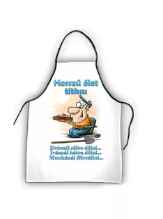 Kötény 50 cm x 70 cm - Hosszú élet titka