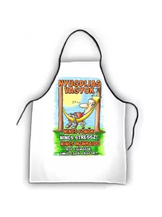 Kötény 50 cm x 70 cm - Nyugdíjas vagyok 