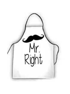 Kötény 50 cm x 70 cm - Mr. Right
