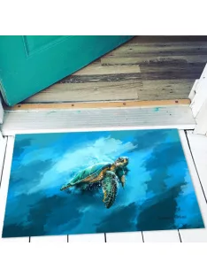 Vicces lábtörlő - Teknős