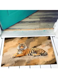 Vicces lábtörlő - Tigris