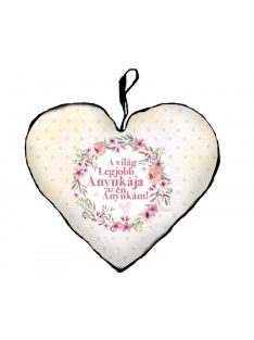 Párna Kis Szív 25cm - A világ legjobb anyukája