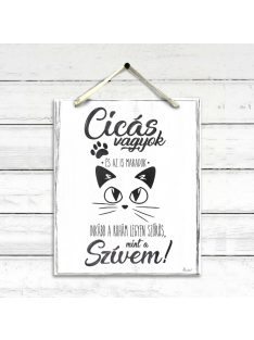 Dekor Falikép - Cicás vagyok