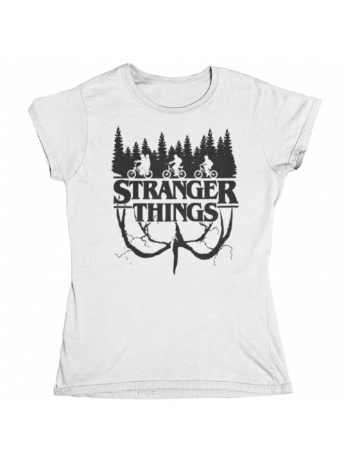 Stranger things elmenyúzó női póló
