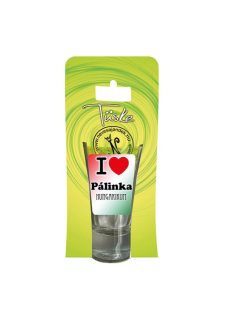 Vicces Pálinkás pohár 0,75 ml - I love pálinka 