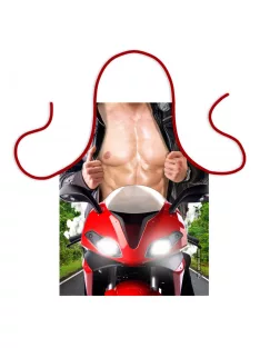 Teli mintás kötény 50 cm x 70 cm - Gyorsasági Motoros