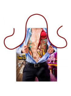 Teli mintás kötény 50 cm x 70 cm - Legénybúcsú