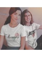 Beauty + Beast páros póló