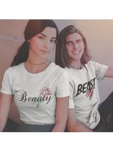 Beauty + Beast páros póló