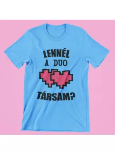Lennél a duo társam? férfi póló