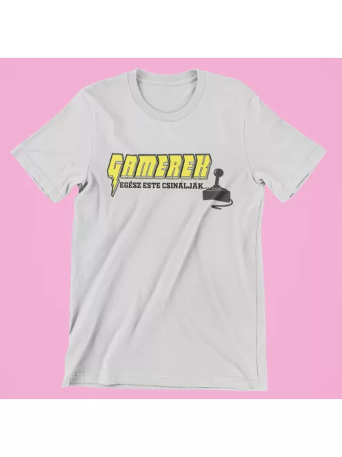Gamerek egész este csinálják..férfi póló