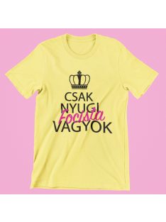 Csak nyugi, focista vagyok (v2) női póló
