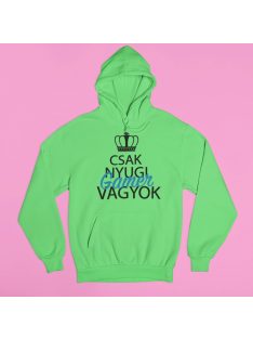 Csak nyugi, gamer vagyok pulóver