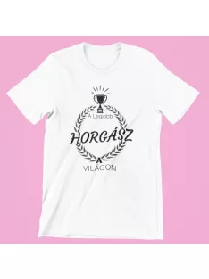  A legjobb horgász a világon férfi póló