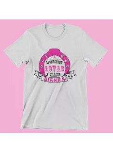    Legnagyobb lovas a világon (választható névvel) női póló