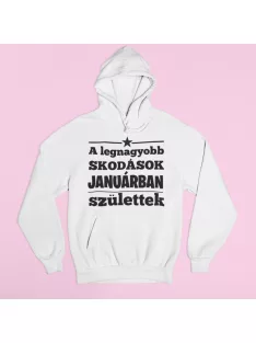   A legnagyobb Skodások (válaszható hónappal) születtek pulóver