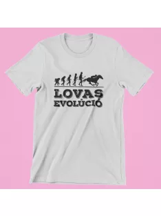 Lovas evolúció női póló