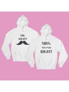 Mr + Mrs always right páros pulóver