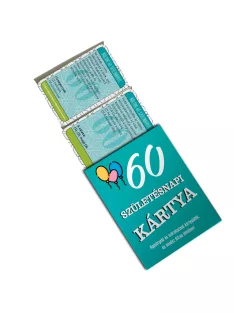 Születésnapi kártya 60. Születésnapra