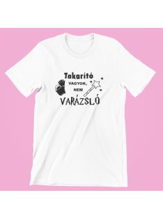 Takarító vagyok, nem varázsló férfi póló