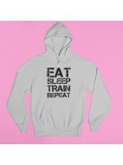 Eat-sleep-train-repeat pulóver