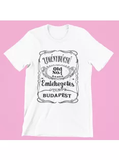    (Választható várossal) legénybúcsú emlékezetes férfi póló