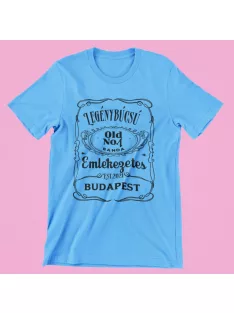    (Választható várossal) legénybúcsú emlékezetes férfi póló