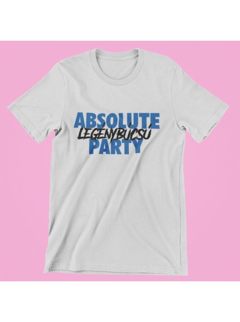 Absolute party V2 férfi póló legénybúcsúra