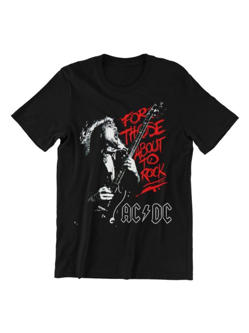 ACDC - For those about the rock férfi póló