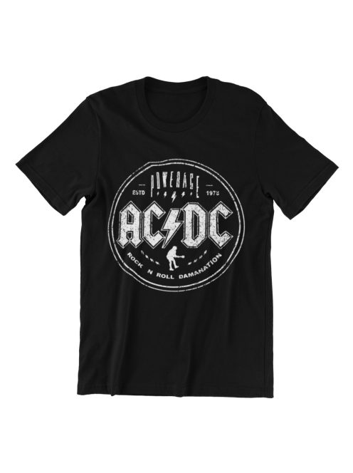 ACDC - Rock N Roll Damanation férfi póló