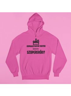 Adminisztrátor vagyok, neked mi a szupererőd? pulóver