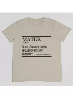 A matek jelentése póló