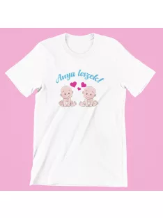 Anya leszek fiú ikrek női póló