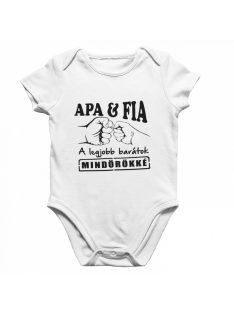 Apa és fia a legjobb barátok baby body