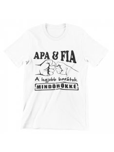 Apa és fia a legjobb barátok férfi póló