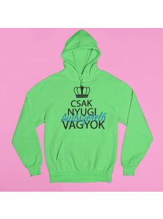 Csak nyugi, autószerelő vagyok pulóver
