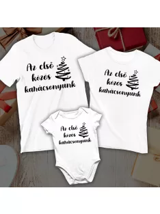   Az első közös karácsonyunk karácsonyi családi ruha szett