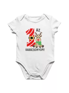 Az első karácsonyom candy szarvasos babaruha