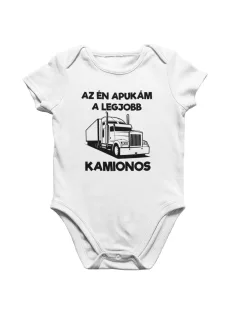 Az én apukám a legjobb kamionos baby body