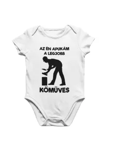 Az én apukám legjobb kőműves babaruha